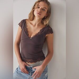 Free people BETTER NOT CAMI - brown